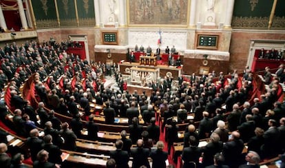 La Asamblea Nacional francesa.