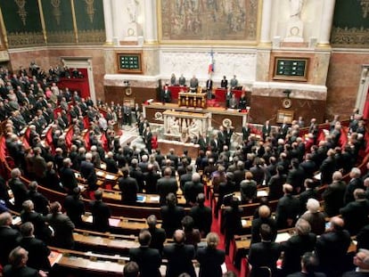 La Asamblea Nacional francesa.