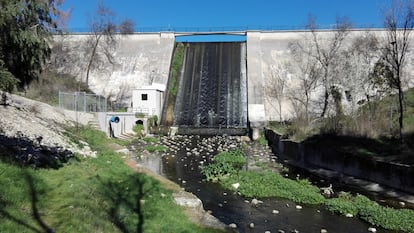 La Presa de Los Peñascales, en Torrelodones, un municipio en la sierra nororeste de Madrid.