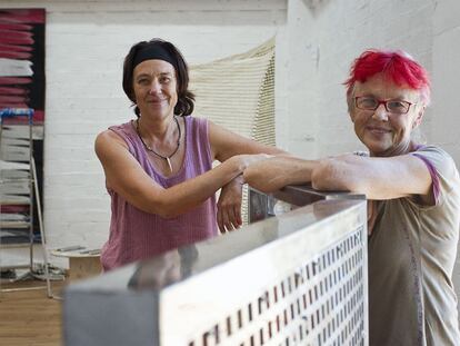 Karolina Kinnander, a la izquierda, y Madeleine Edberg, en el centro UkaMa.