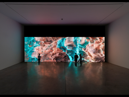 'Machine Memoirs: Space', obra del artista digital Refik Anadol que se podrá ver en el Disseny Hub de Barcelona a partir de este 28 de abril en la exposición 'Digital Impact'.