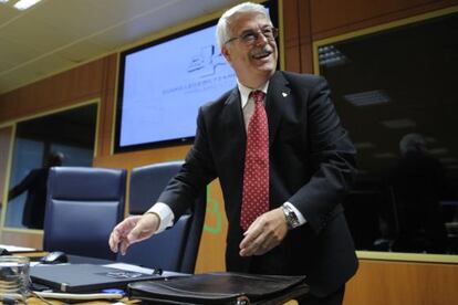 El presidente del Tribunal de Cuentas, José Ignacio Martínez Churiaque, vasco comparece en el Parlamento.