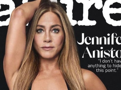 Jennifer Aniston on the cover of 'Allure' magazine.