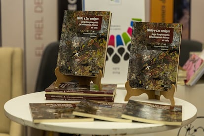 Portada del libro ‘Olafo y los amigos’ en la feria internacional del libro de Guadalajara.