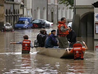 Inundaciones en Suiza