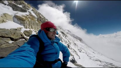 Kilian Jornet, a l'Everest.