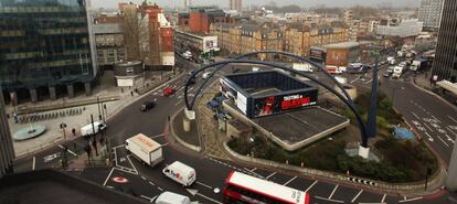 La estación de metro de Old Street (Londres), conocida como Silicon Roundabout.