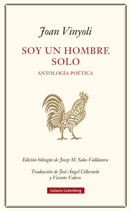 Portada de 'Soy un hombre solo', de Joan Vinyoli