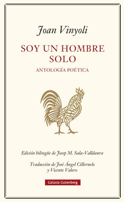 Portada de 'Soy un hombre solo', de Joan Vinyoli