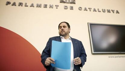 El vicepresident del Govern català i conseller d'Economia, Oriol Junqueras