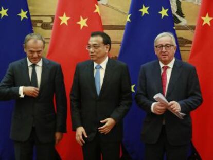 Pekín y Bruselas acuerdan trabajar en una reforma de la Organización Mundial del Comercio para preservar el sistema multilateral