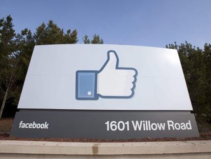 Seu corporativa de Facebook a Menlo Park, Califòrnia.