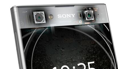 Cámara dual frontal del Sony Xperia XA2 ultra
