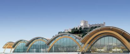 La bodega Protos, en Pe&ntilde;afiel, proyectada por Richard Rogers. 