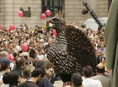 Imagen de las pasadas fiestas de la Merçè en Barcelona.