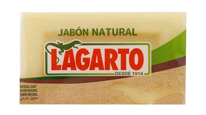 Pastilla de jabón neutro de 400 gramos de Lagarto, multilimpieza