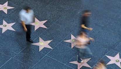 El paseo de la fama de Hollywood, en los Ángeles (EE UU).