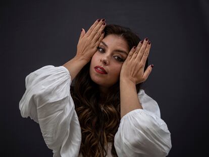 Soleá Morente, cantante y actriz, fotografiada en Las Vistillas, Madrid.