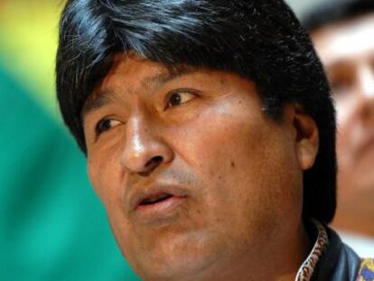 El presidente de Bolivia, Evo Morales.