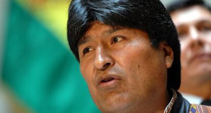 El presidente de Bolivia, Evo Morales.