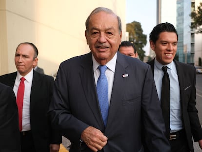 Carlos Slim en Ciudad de México, en noviembre de 2019.