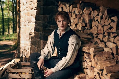 Sam Heughan como Jamie Fraser en la cuarta temporada de ‘Outlander’.