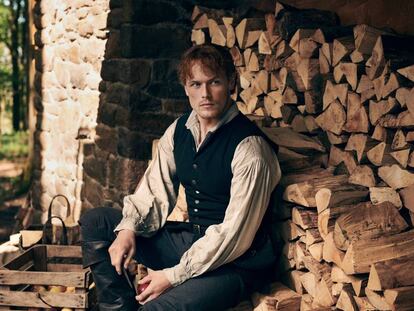 Sam Heughan como Jamie Fraser en la cuarta temporada de ‘Outlander’.