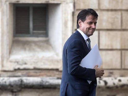 Italian PM Giuseppe Conte.