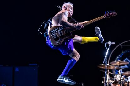 Red Hot Chilli Peppers performance, on July 8, at Mad Cool in Madrid.