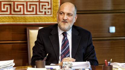 Francisco Pérez de los Cobos Orihuel, presidente del Tribunal Constitucional