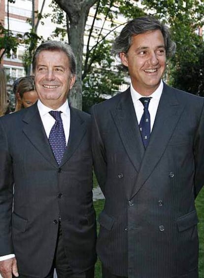 Fulvio Conti (izda.) y José Manuel Entrecanales, en mayo pasado.