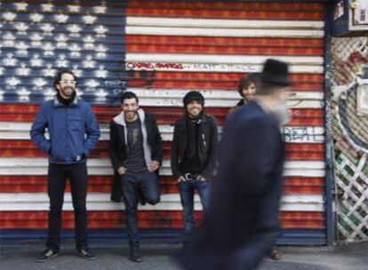 La banda madrileña Right Ons, participante en el festival CMJ, la semana pasada en Brooklyn, Nueva York.