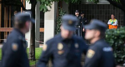 Agentes de la Policía Nacional en un operativo.