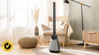 Pruebo cuatro ventiladores sin aspas y este es el mejor.