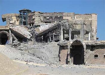 Las tropas de EE UU destruyeron hace dos semanas la mansión del ex dirigente iraquí cerca de Tikrit.