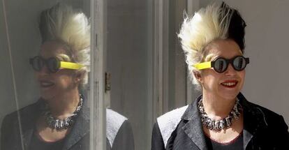 Orlan, en el Centro Andaluz de Arte Contemporáneo.