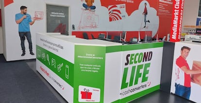 Espacio para impulsar la economía circular en las tiendas de MediaMarkt.
