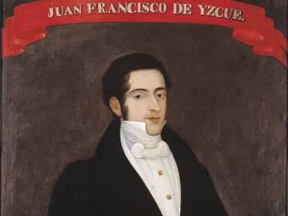 &#039;Retrato de don Juan Francisco de Izcu&eacute; y S&aacute;ez Texada&#039;, de Gil de Castro y Morales.