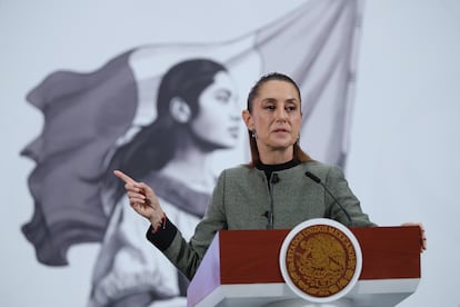 Claudia Sheinbaum, en Ciudad de México.