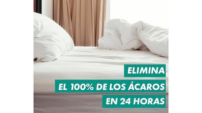 Sanytol antiácaros sobre fondo blanco.