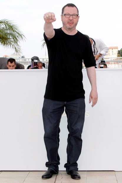 El director Lars von Trier en Cannes.