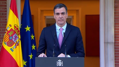 Spanish Prime Minister Pedro Sánchez on Monday.