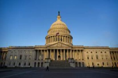 Vista del Capitolio en Washington (Estados Unidos), el martes 15 de octubre de 2013.