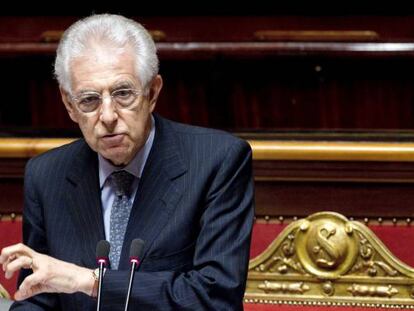 El primer ministro italiano, Mario Monti.