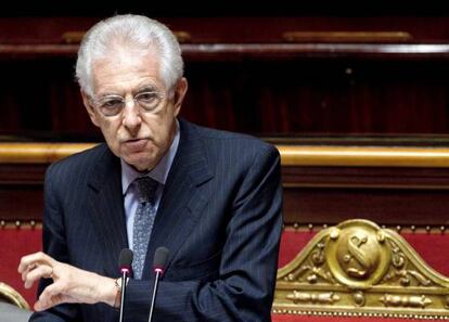 El primer ministro italiano, Mario Monti.