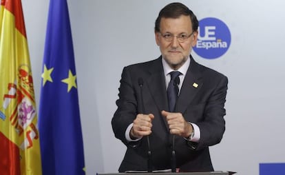 Rajoy, el pasado d&iacute;a 24 en Bruselas.