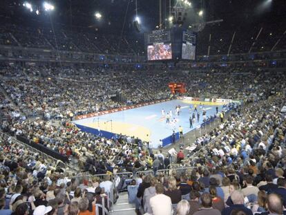 El Lanxess Arena Colonia en una imagen de la Final Four de balonmano en 2019.