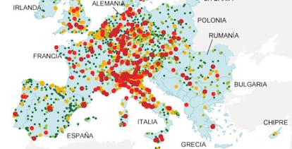 Fuente: Agencia Europea de Medio Ambiente.