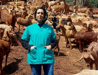 Esther Bachs, veterinaria, en una imagen cedida.