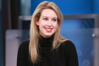 Elizabeth Holmes en una entrevista para la NBC en 2015